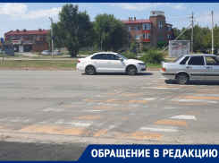 Волгодонцы считают опасным пешеходный переход на пересечении улиц Мира и Гагарина