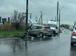 Лобовое столкновение из-за лужи произошло в Волгодонске