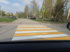 В Волгодонске обновили разметку на 68 пешеходных переходах