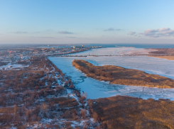 Цимлянское водохранилище показало «ледяной рост» 