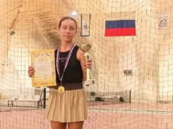 Волгодонская теннисистка Маргарита Велигодская завоевала золото в парном разряде на первенстве ЮФО 