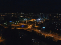 Огни города – Волгодонск в свете сотен фонарей сняли с высоты птичьего полета