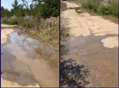 МУП «Водоканал» выявил порыв питьевого водопровода в районе старого пляжа В-9 в Волгодонске