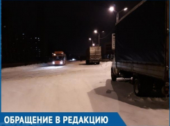 Грузовики-длинномеры устроили стоянку на опасном повороте, - жительница Волгодонска 