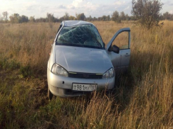 Пьяный водитель вылетел в кювет и перевернулся неподалеку от Волгодонска
