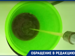 Грязь вместо воды идет из кранов жителей станицы Романовская 