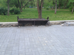 Вандалы перевернули лавочки на аллее матерей в парке Победы — читатель