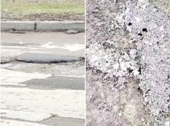 Латки целиком отваливаются от ям на дорогах Волгодонска