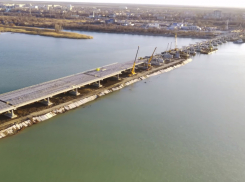 Почти 55% составила строительная готовность мостового перехода через Сухо-Соленовскую балку