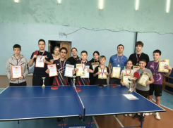 Юные спортсмены Цимлянска разыграли Открытое первенство по настольному теннису 