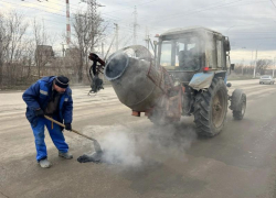 В Волгодонске проведен ямочный ремонт дорог