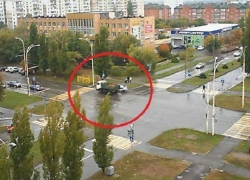 Смертельное ДТП на улице Гагарина в Волгодонске попало на видео камеры наблюдения