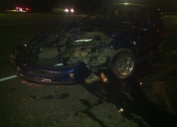 На Романовском шоссе произошло серьезное ДТП: столкнулись «ВАЗ 2109» и «Hyundai Getz»