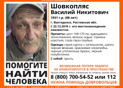 88-летнего Василия Шовкопляса разыскивают в Волгодонске
