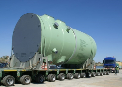 Реактор для Ростовской АЭС преодолел половину водного пути до Волгодонска 