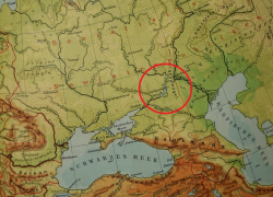 Первую карту Цимлянского водохранилища нарисовали немцы в оккупированной Германии