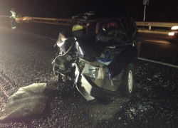 На дороге Цимлянск-Волгодонск столкнулось семь машин - три человека в больнице 