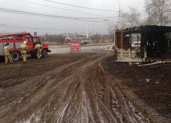 В Волгодонске в районе Атоммаша произошел пожар