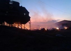 В Морозовском районе трактор оборвал электропровода, от которых загорелось 60 тонн сена