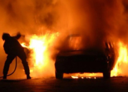 «Семерка» сгорела под Волгодонском