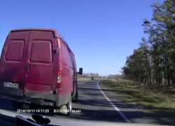 На трассе Ростов - Волгодонск произошло курьезное ДТП