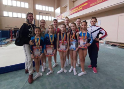 Превосходные результаты показали волгодончанки на областных соревнованиях по спортивной гимнастике 