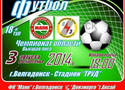 Волгодонские «Маяк» и «Строитель» проиграли в очередном туре чемпионата области по футболу