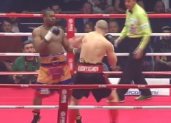 Видео брутального нокаута Дмитрия Кудряшова в бою с чемпионом Колумбии Сильгадо