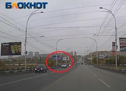 Момент «полета» ВАЗа на путепроводе в Волгодонске попал на видео 