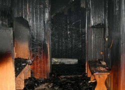 В Волгодонске сгорела баня