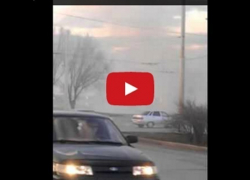 В Волгодонске на пересечении Мира и Королева полыхает ландшафтный пожар