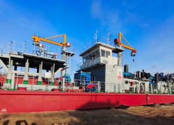 Земснаряд из Цимлянска будет намывать площадку для Хабаровск-Сити на Амуре