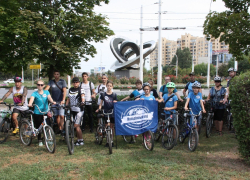 Волгодонцы устроили велопробег в честь основания русского географического общества 