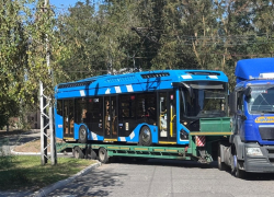 Троллейбус «Адмирал» с автономным ходом привезли в Волгодонск для испытаний