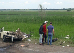 Появились фотографии с места страшной аварии с пятью погибшими на трассе Ростов-Волгодонск