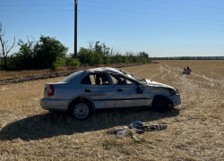 Пострадали несовершеннолетние: автомобиль под управлением 18-летней девушки перевернулся на трассе Морозовск-Волгодонск