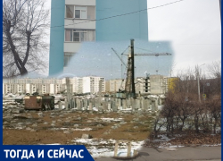 Строительство дома на улице Энтузиастов 40 лет назад в половинчатом микрорайоне