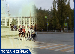 Волгодонск тогда и сейчас: марш пионеров по улице Ленина