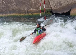 Волгодонске спортсмены в составе сборной региона стали чемпионами ЮФО по гребному слалому  