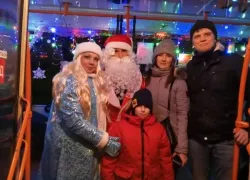 С Дедом Морозом за рулем и Снегурочкой-кондуктором проедет светящийся троллейбус по Волгодонску 