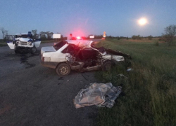 21-летний пассажир ВАЗ-21099 погиб в лобовом столкновении с полицейским авто под Волгодонском