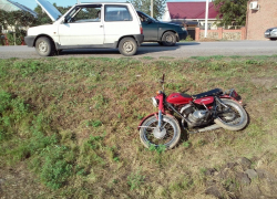 В Волгодонском районе в ДТП пострадал 15-летний водитель мотоцикла