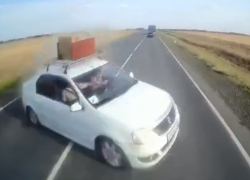 Момент смертельного ДТП со сгоревшими в автомобиле людьми запечатлел регистратор