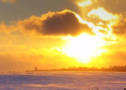 Мороз и солнце порадуют волгодонцев в первый рабочий день в Волгодонске 