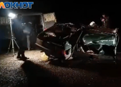 Появилось видео с места жуткой аварии, где погиб молодой житель Зимовниковского района