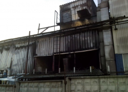 В Волгодонске на заводе МТМ сгорел лакокрасочный цех