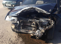 На перекресте Жуковского шоссе и улицы Весенней столкнулись «Волга» и «ВАЗ 2109»(ФОТО)