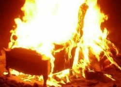 В Волгодонске горела квартира на Энтузиастов