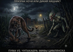 Все-таки пума или чупакабра: в Цимлянском районе  уже появляются настоящие легенды
