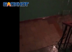 Волгодонцы сняли на видео жуткий потоп в подъезде